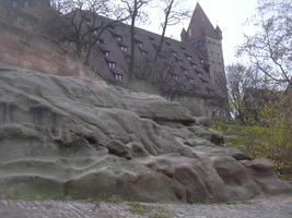 Nr. 11: Sandsteinfelsen Nürnberger Kaiserburg